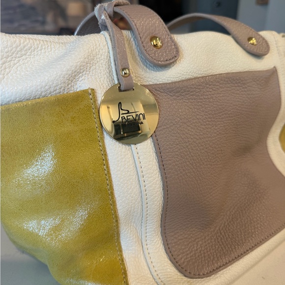 Elegant Cream and Yellow Tote Bag - Picture 3 of 8